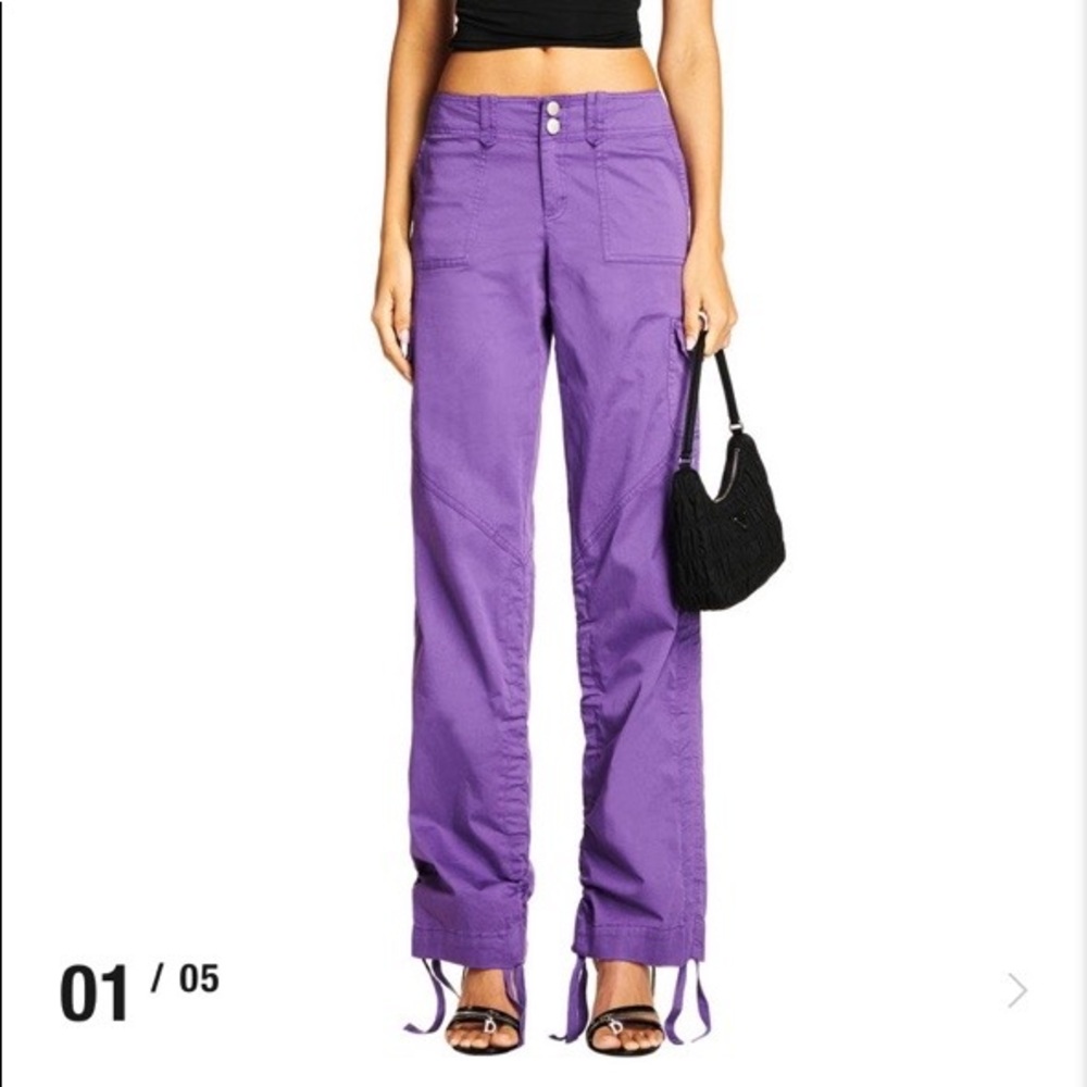 I AM GIA Purple Ryder Cargo Pant